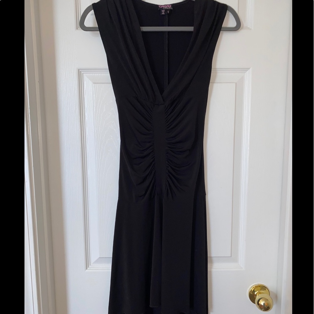 Black cotton dress